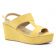 nu-pieds compensés jaune mode femme printemps été vue 1