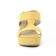 nu-pieds compensés jaune mode femme printemps été vue 6