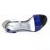 nu-pieds compensés noir blanc bleu mode femme printemps été vue 4