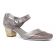 nu-pieds talon mauve doré mode femme printemps été vue 1