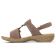 sandales marron mode femme printemps été vue 3