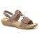 sandales marron mode femme printemps été vue 1