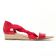 sandales vernis rouge mode femme printemps été vue 2