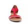 sandales vernis rouge mode femme printemps été vue 6