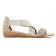 sandales semelle corde beige mode femme printemps été vue 2