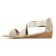 sandales semelle corde beige mode femme printemps été vue 3