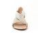 sandales semelle corde beige mode femme printemps été vue 6