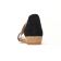 sandales semelle corde noir doré mode femme printemps été vue 7