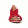 sandales semelle corde rouge mode femme printemps été vue 6