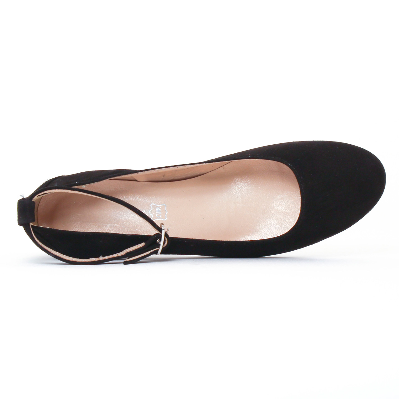 Maria Jaen 4025 Noir ballerine talon noir printemps ete chez TROIS PAR 3