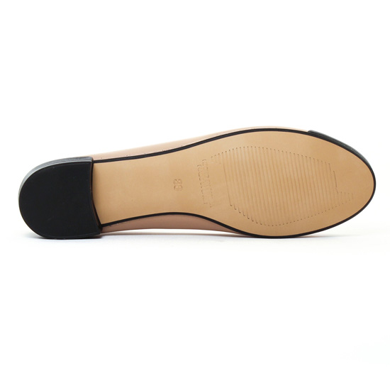 ballerines beige noir mode femme printemps été - Photo Produit 5