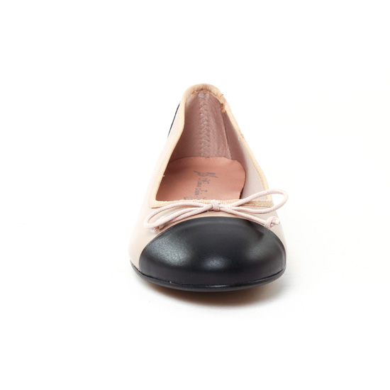 ballerines beige noir mode femme printemps été - Photo Produit 6