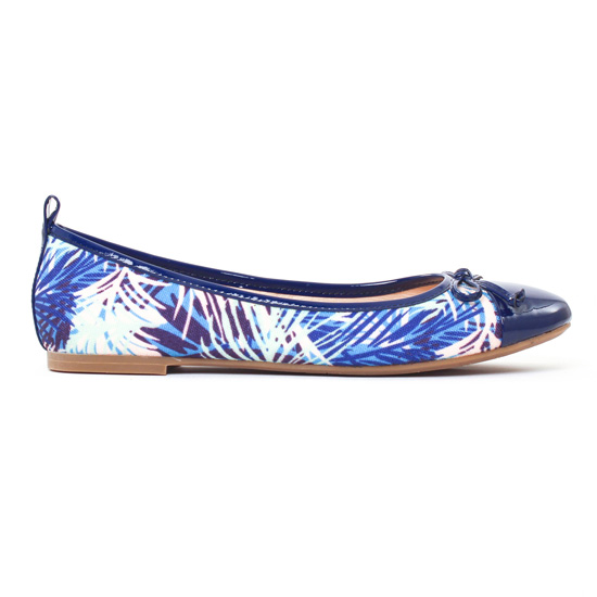 ballerines bleu mode femme printemps été - Photo Produit 2