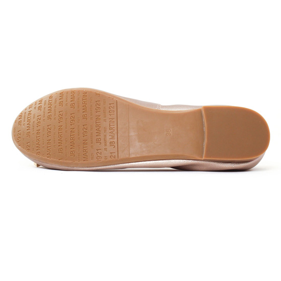ballerines or doré mode femme printemps été - Photo Produit 5
