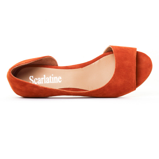 ballerines marron mode femme printemps été - Photo Produit 4