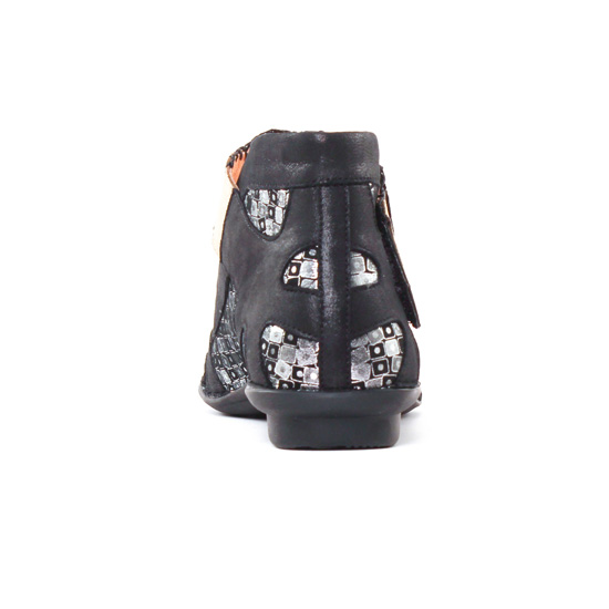 ballerines noir argent mode femme printemps été - Photo Produit 7