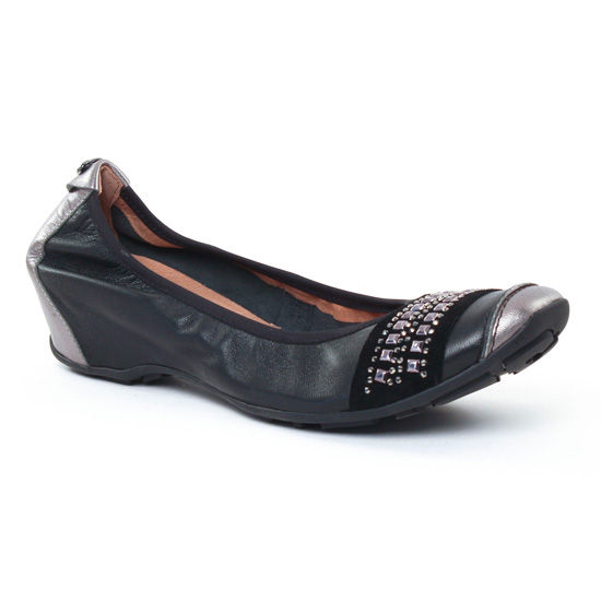 Ballerines Mamzelle Fadila Noir, vue principale de la chaussure femme