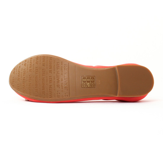 ballerines rose rouge mode femme printemps été - Photo Produit 5