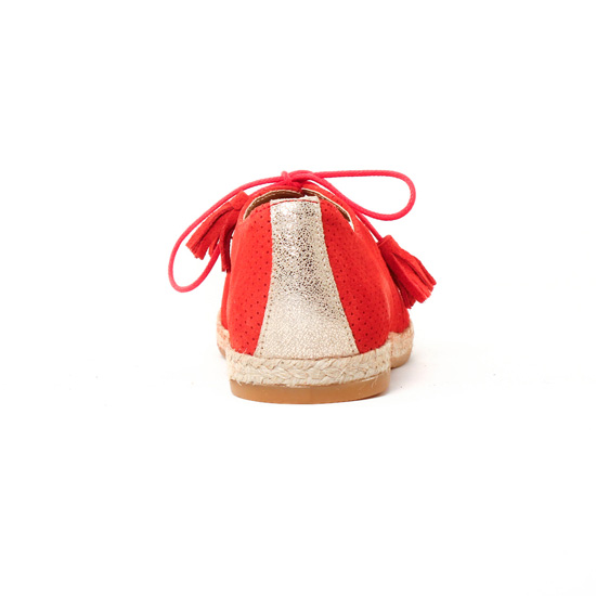 ballerines rouge mode femme printemps été - Photo Produit 7