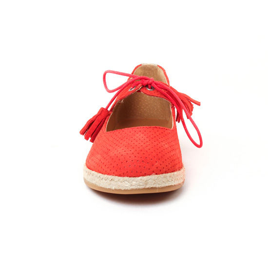 ballerines rouge mode femme printemps été - Photo Produit 6