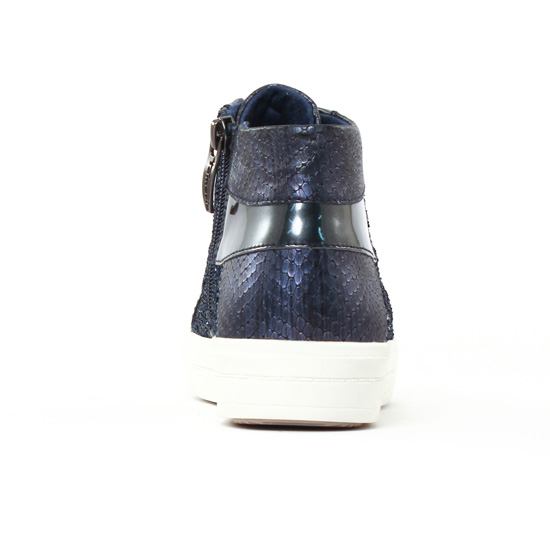 baskets mode bleu marine mode femme printemps été - Photo Produit 7