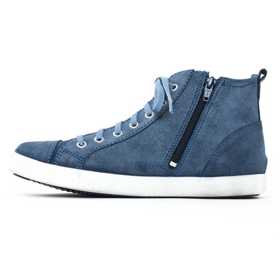 baskets mode bleu mode femme printemps été - Photo Produit 3