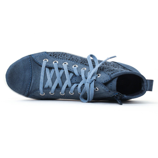 baskets mode bleu mode femme printemps été - Photo Produit 4