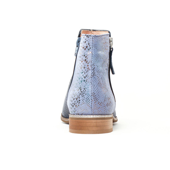 boots bleu marine mode femme printemps été - Photo Produit 7