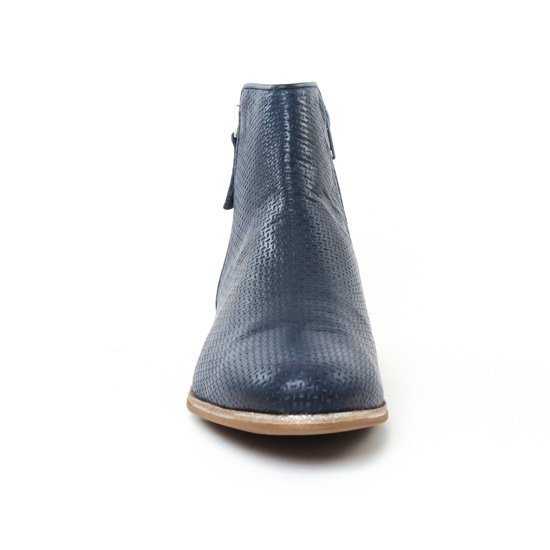 boots bleu marine mode femme printemps été - Photo Produit 6