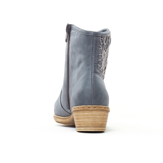 boots bleu mode femme printemps été - Photo Produit 7