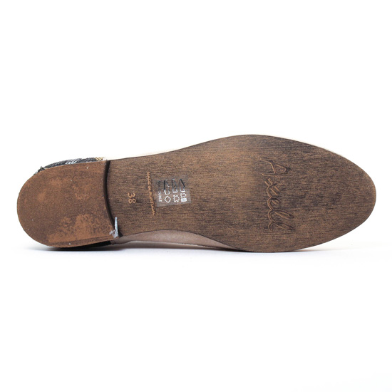 boots élastiquées beige mode femme printemps été - Photo Produit 5