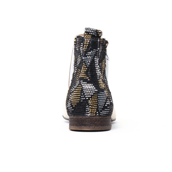 boots élastiquées beige mode femme printemps été - Photo Produit 7