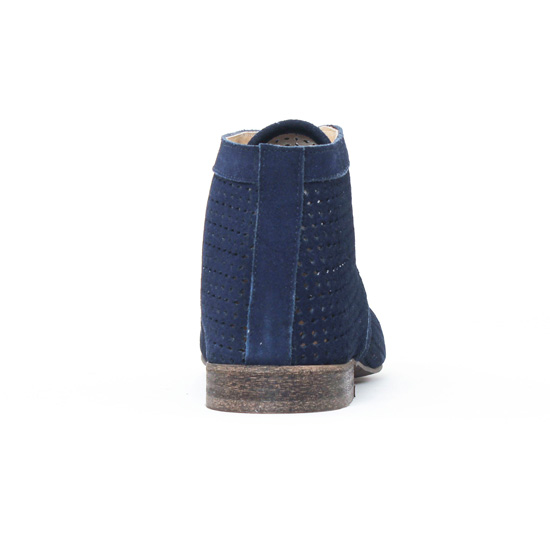 bottines à lacets bleu mode femme printemps été - Photo Produit 7
