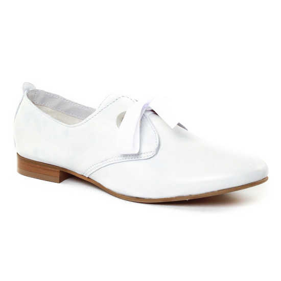 Chaussures À Lacets Scarlatine 7455 Blanc, vue principale de la chaussure femme