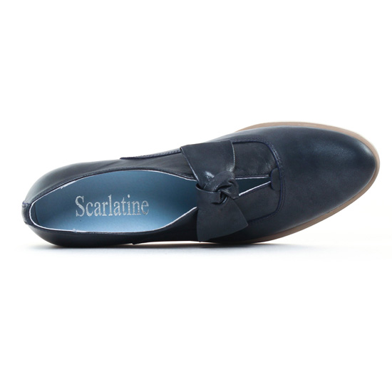 richelieus bleu marine mode femme printemps été - Photo Produit 4