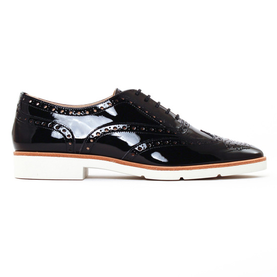 derbies noir mode femme printemps été - Photo Produit 2