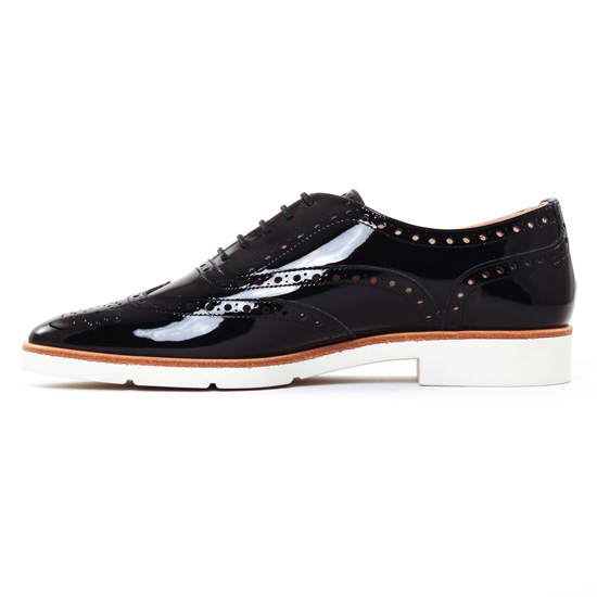 derbies noir mode femme printemps été - Photo Produit 3