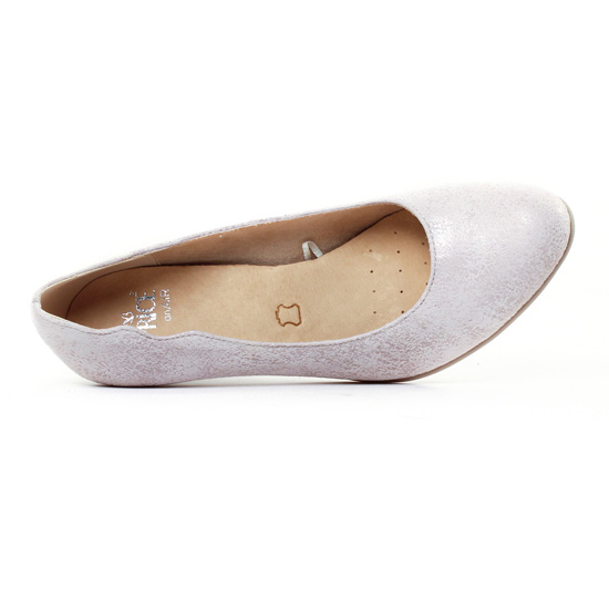 escarpins gris argent blanc mode femme printemps été - Photo Produit 4