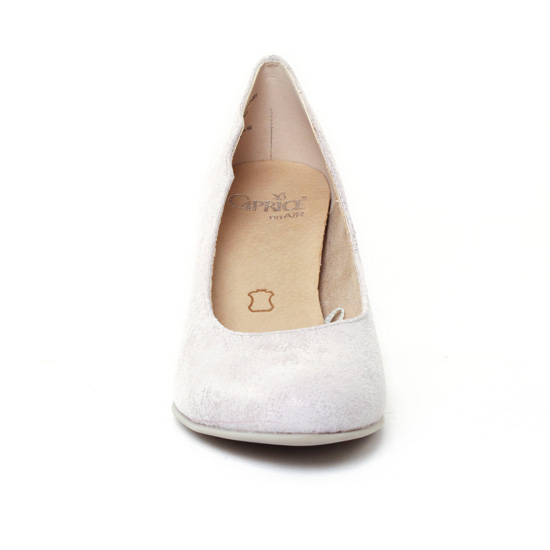 escarpins gris argent blanc mode femme printemps été - Photo Produit 6