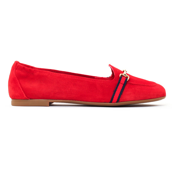 mocassins rouge mode femme printemps été - Photo Produit 2