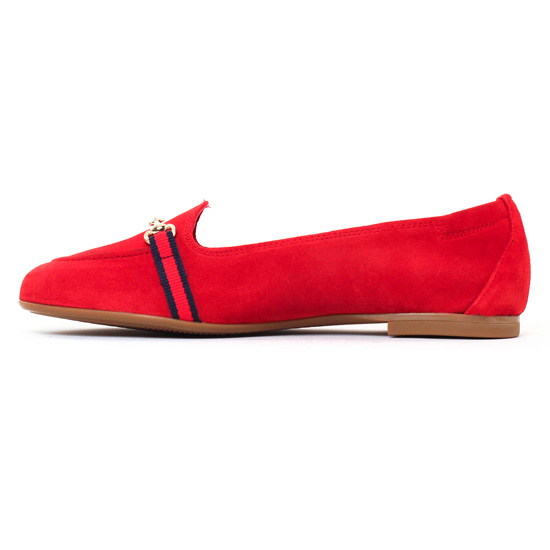 mocassins rouge mode femme printemps été - Photo Produit 3