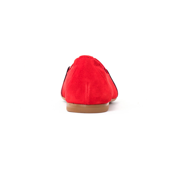 mocassins rouge mode femme printemps été - Photo Produit 7
