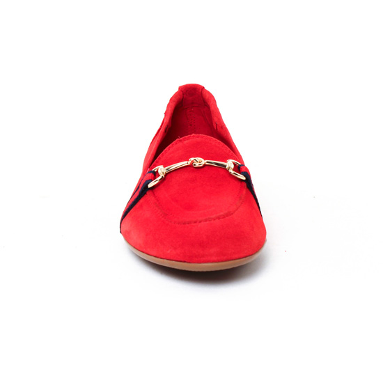 mocassins rouge mode femme printemps été - Photo Produit 6