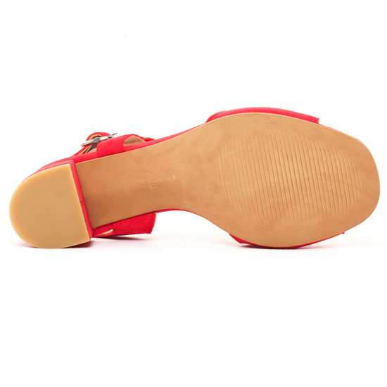 nu-pieds talon rouge mode femme printemps été - Photo Produit 5