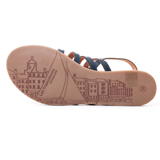 sandales bleu marine mode femme printemps été - Photo Produit 5