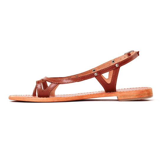 sandales marron mode femme printemps été - Photo Produit 3