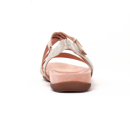 sandales rose doré mode femme printemps été - Photo Produit 7