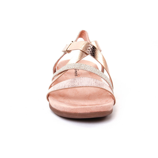sandales rose doré mode femme printemps été - Photo Produit 6