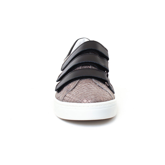 tennis gris doré noir mode femme printemps été - Photo Produit 6
