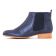 boots élastiquées bleu marine mode femme printemps été vue 3